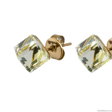 Пусеты Fiore Luna,  Yellow, SWE2127/2 Y G Пусеты Fiore Luna,  Yellow, SWE2127/2 Y G
